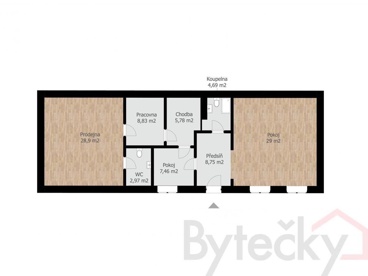 Bất động sản thương mại cho thuê · 96 m²