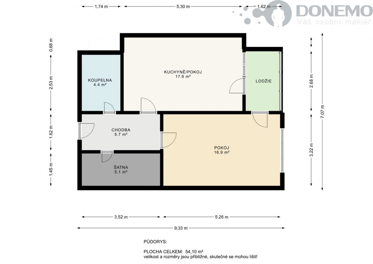 Оренда квартири · 2+kk · 50 m²
