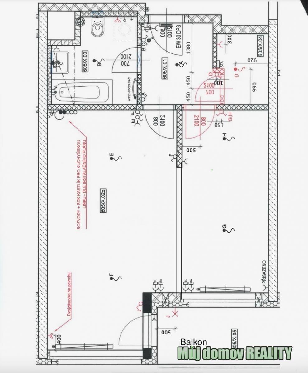 Аренда квартиры · 2+kk · 50 m²