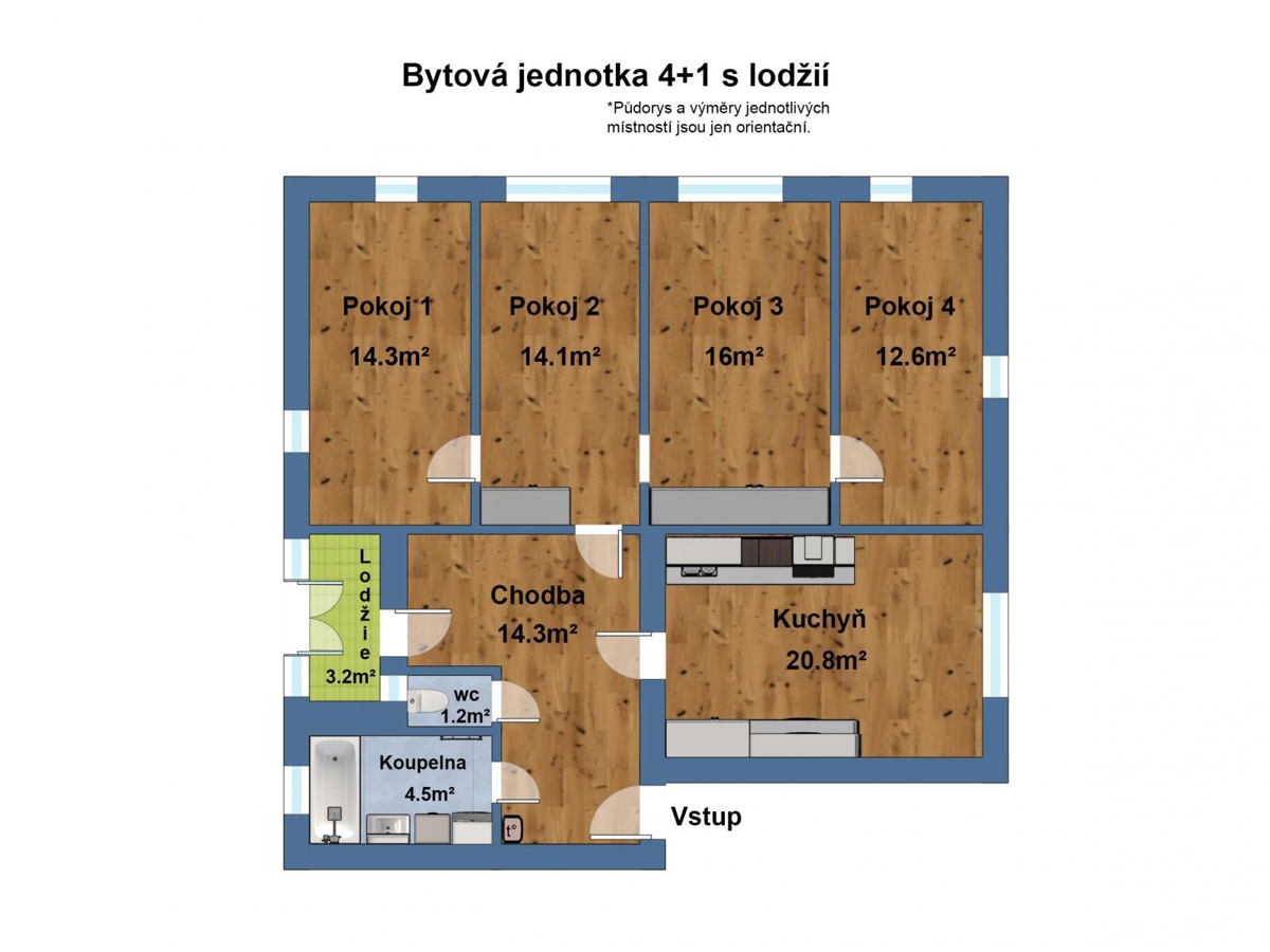 Оренда квартири · 4+1 · 100 m²
