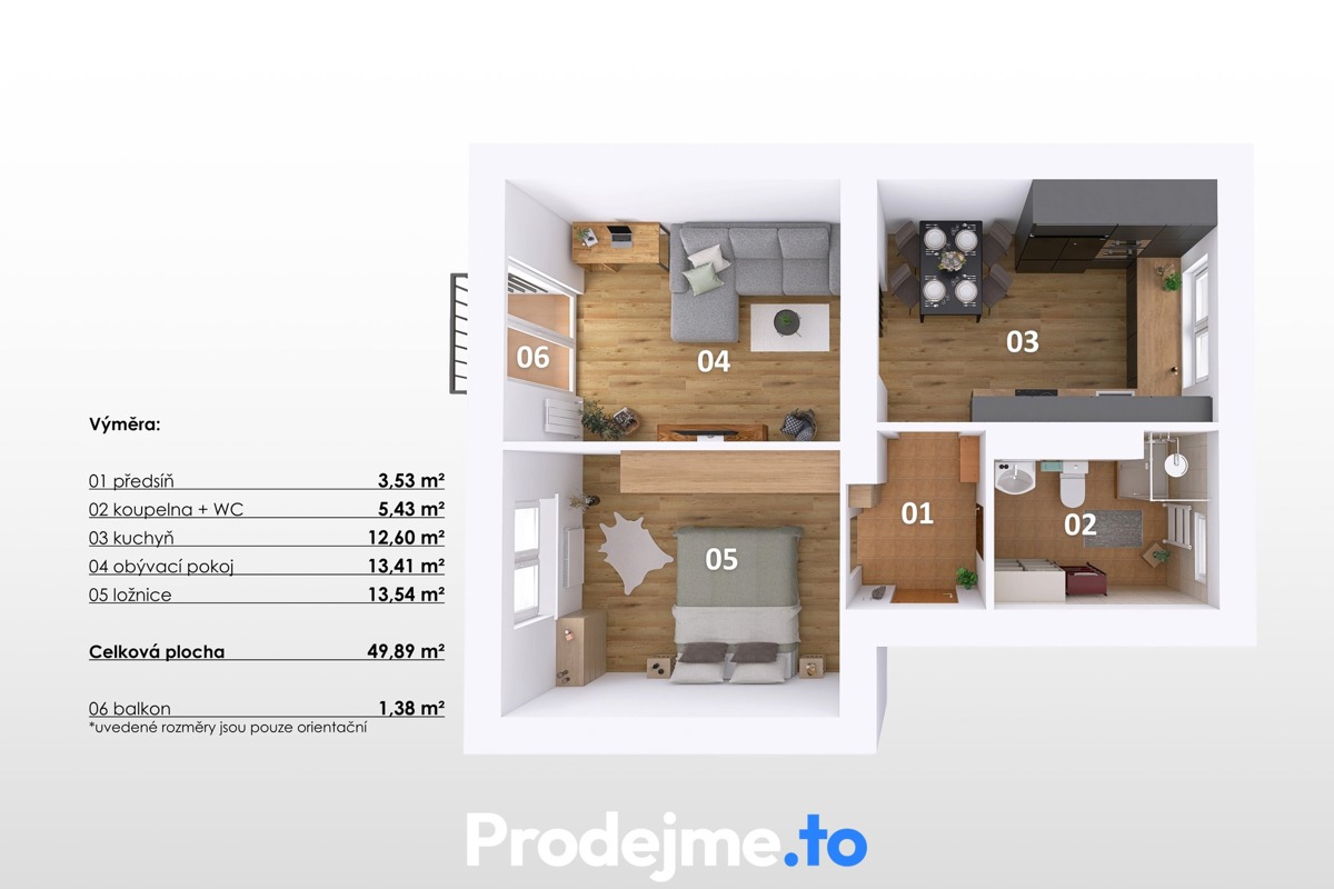 Fotografie 2 - Prodej bytu · 2+1 · 47 m²