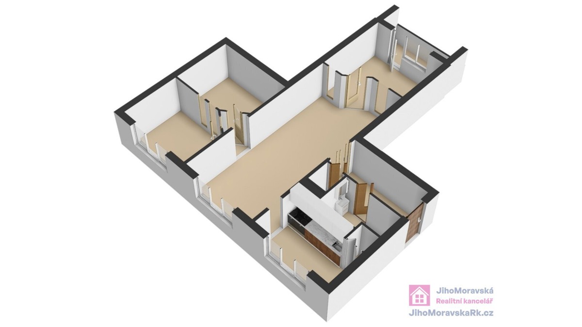 Fotografie 4 - Pronájem bytu · 4+1 · 77 m²