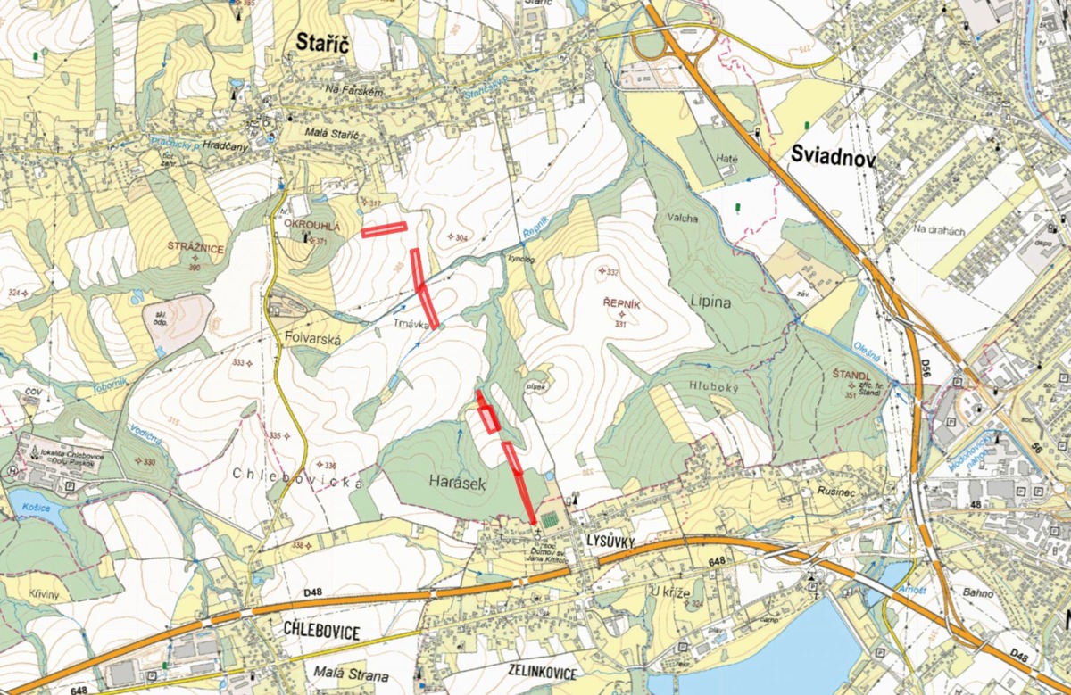 Fotografie 4 - Prodej pozemku · Pole · 40 667 m²