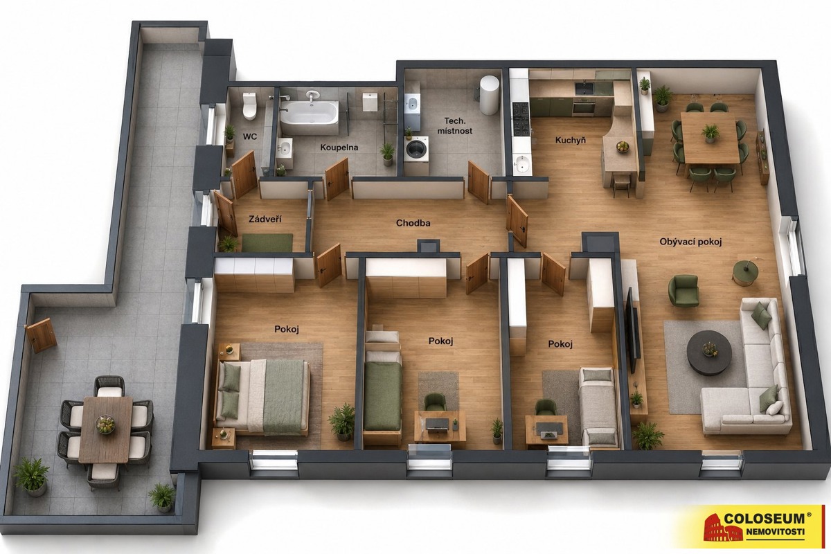 Fotografie 2 - Prodej bytu · 4+1 · 101 m²