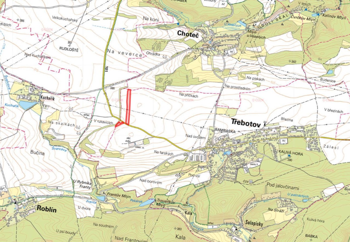 Fotografie 2 - Prodej pozemku · Pole · 23 538 m²
